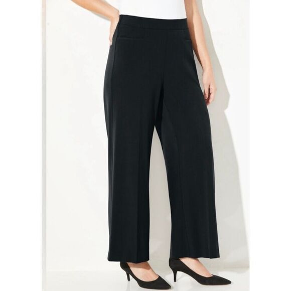 Catherine’s Refined Black Pull On Pants sz 2XWP NWT - Picture 2 of 9